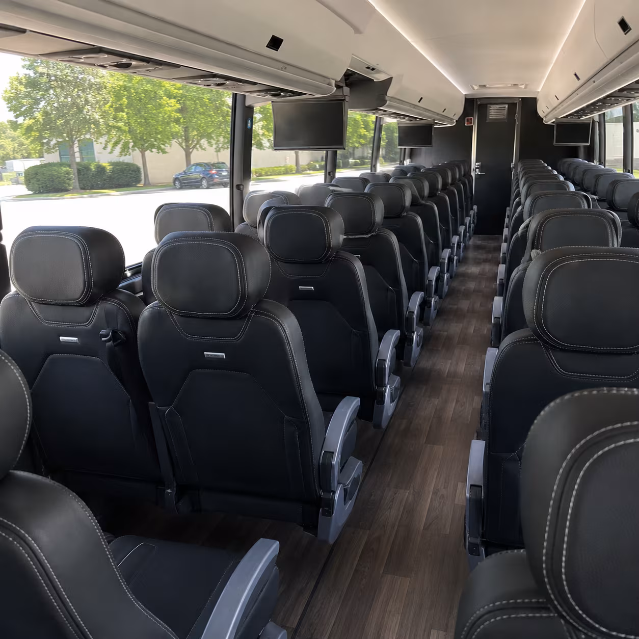 mission viejo charter bus services interior