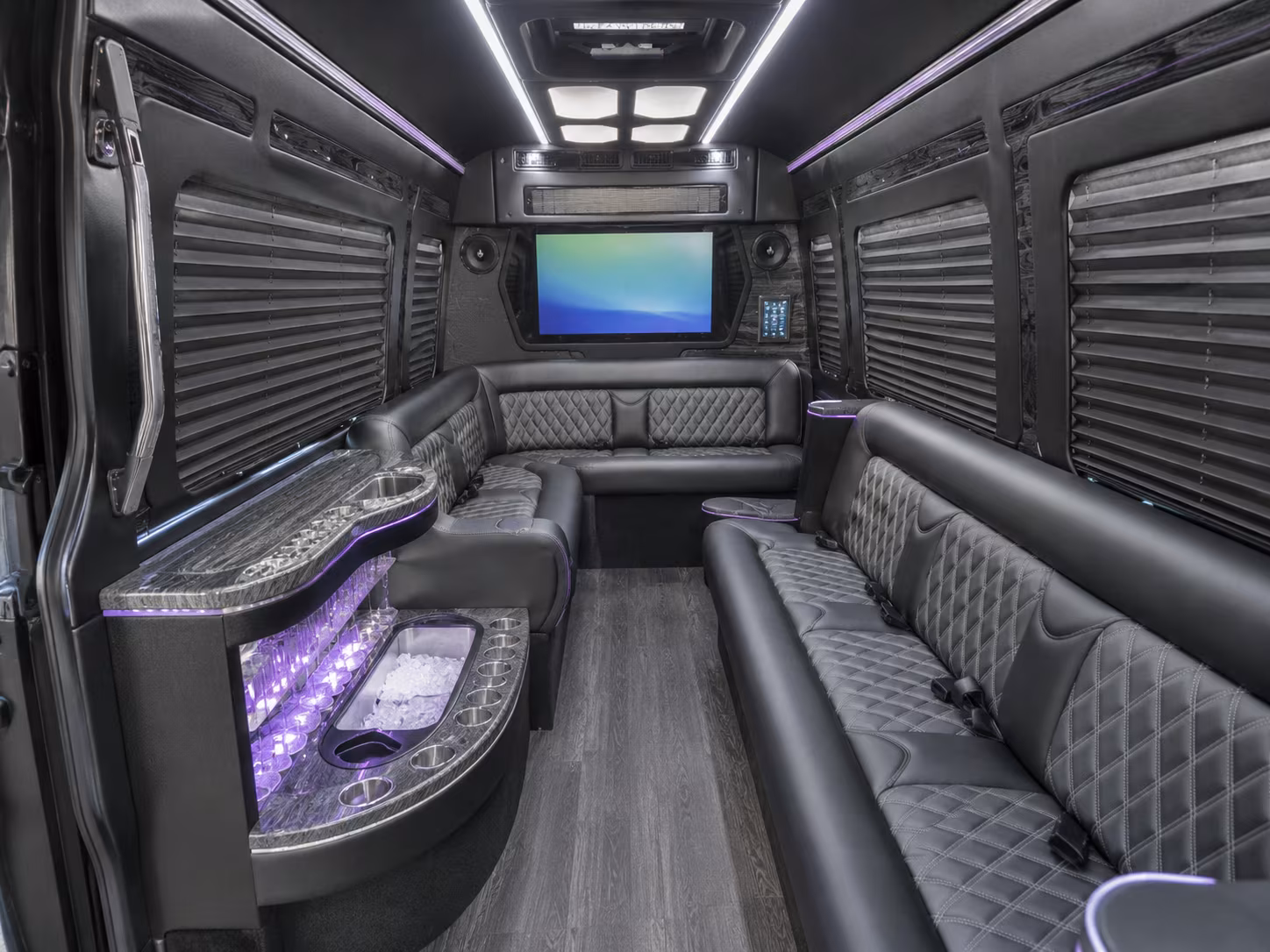 mission viejo party bus interior